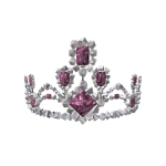 Fancy Pink Diamond Tiara