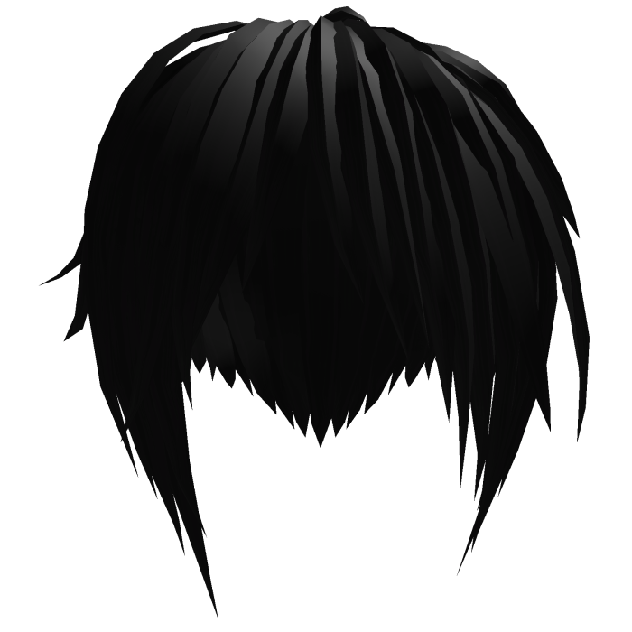 scene wispy hair ҂ black