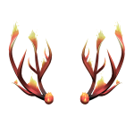 Fire Antlers - Fiery Red