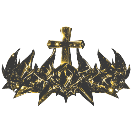{Glow} Heavenly Sun Space Cross Crown