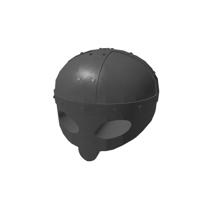 holds helmet
