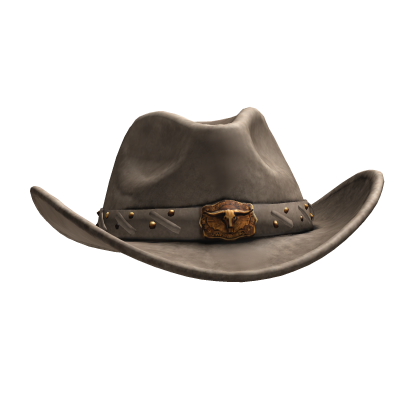 Worn White Outlaw Cowboy Hat