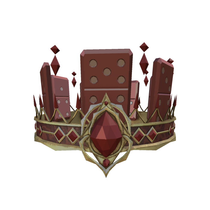 Red Crystal Domino Gem Crown
