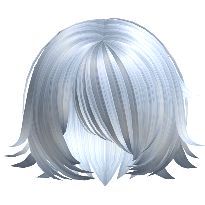 Sky Blue Spiky Anime Style Shy Short Bob Hair