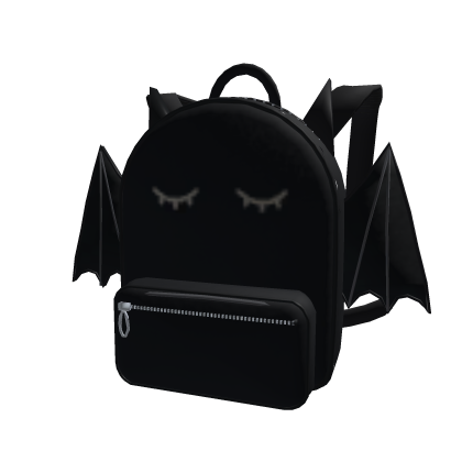 Black Sleepy Bat Backpack - 1.0