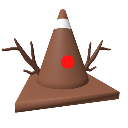 Reindeer Christmas Traffic Cone Roblox item