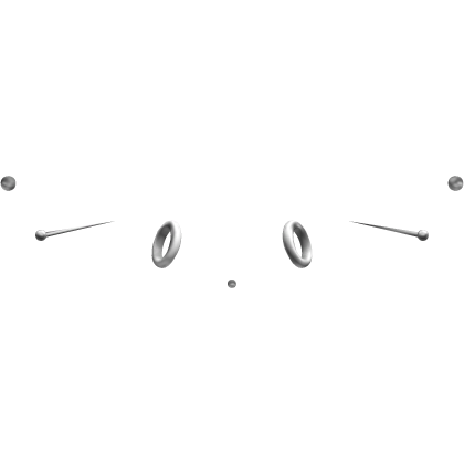 ⛧ ryder's silver metal piercing set Roblox item