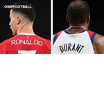 Cristiano Ronaldo and Kevin Durant
