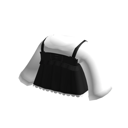 ♡꒰cute ruffled sweater dress in black꒱ thumbnail