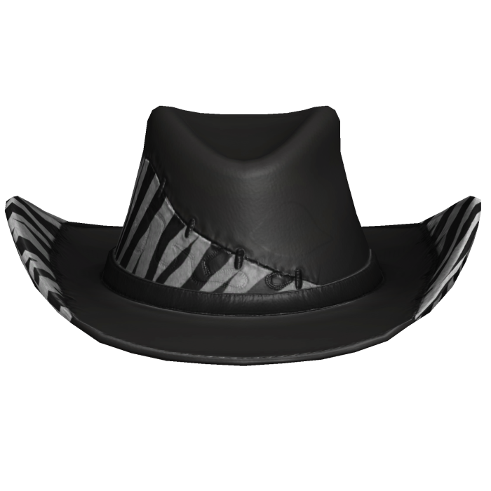 Zebra Stitch Cowboy Hat