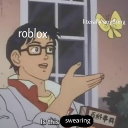 "Is this a pigeon" roblox meme Roblox decal