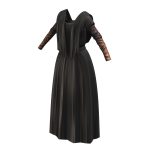 Louvre-Inspired Mona Lisa Dress