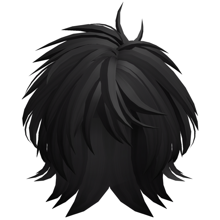 Emo Side Swept Moe Bob (Black)
