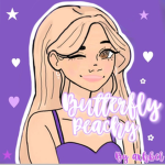 Butterfly peachy