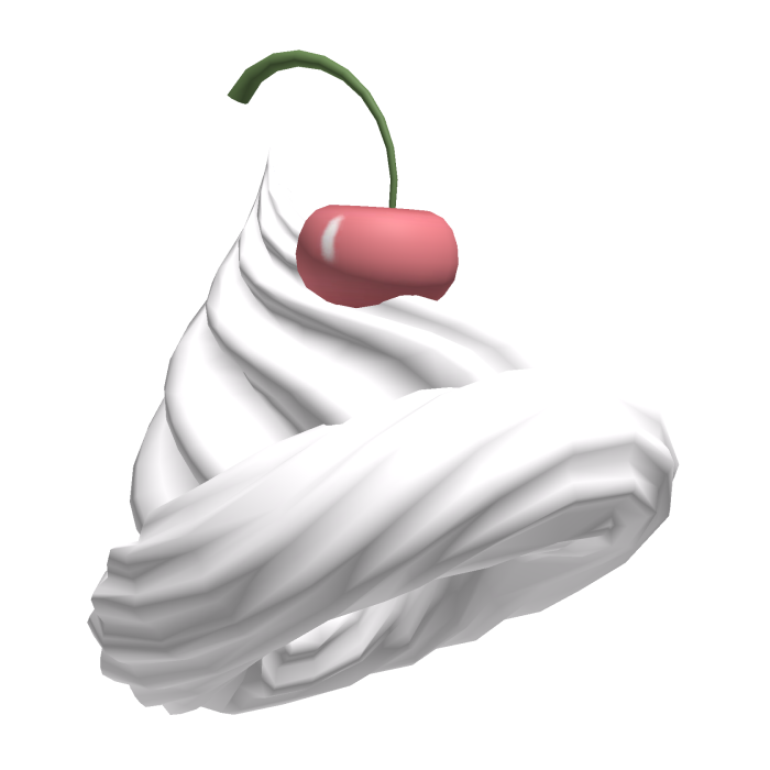 
Kawaii cupcake girl whipped cream on head