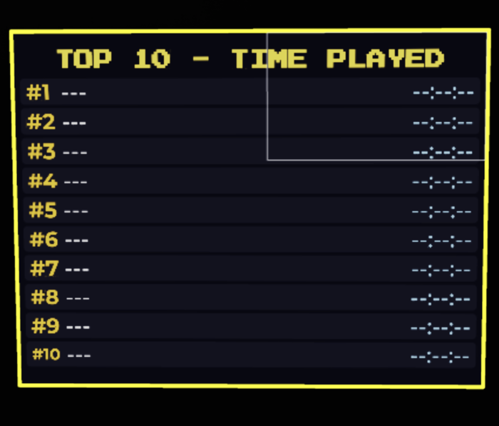 Time Played LeaderBoard preview 1