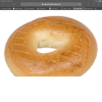 The cream cheese bagels
