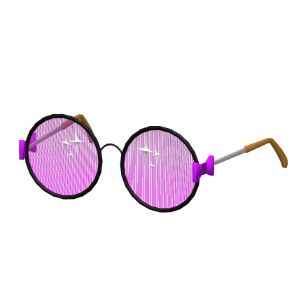 🍀 Pink Rose Bow Glasses ✨