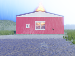 Just a red house....Nothing more.