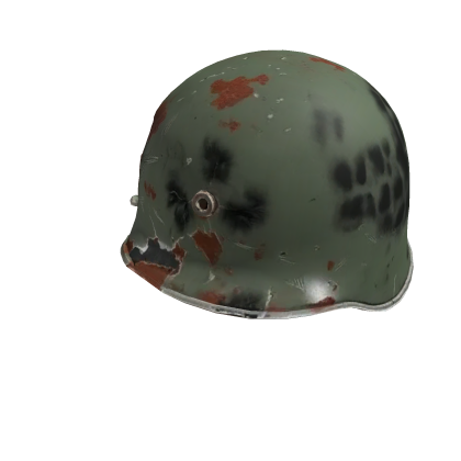 Soviet  Zombie Battle Damaged Helmet