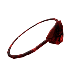 Ultra Dark Red Pirate Eyepatch