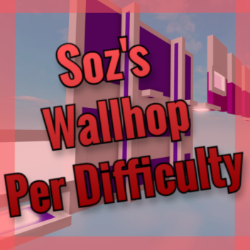 Soz's WallHop Per Difficulty Chart Obby