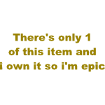 Theres Only 1