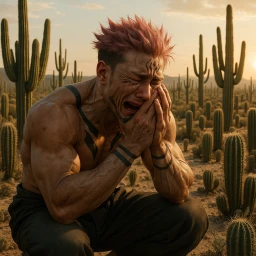 Sukuna at the Immortal Cactus Desert Simulator icon