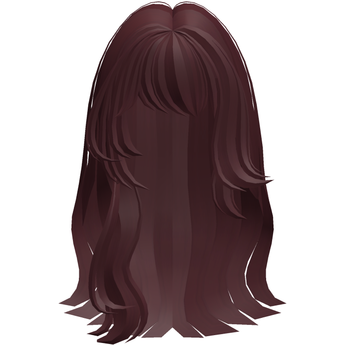 Red Hime doll long princess curls 