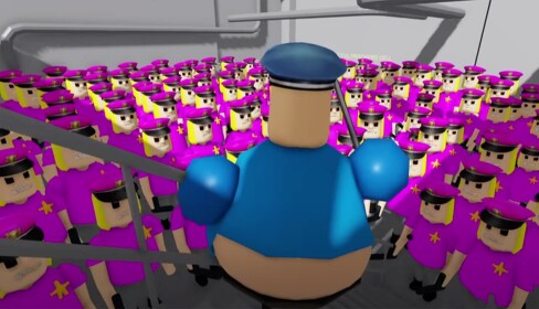  POLICE GIRL PRISON RUN! (Obby)