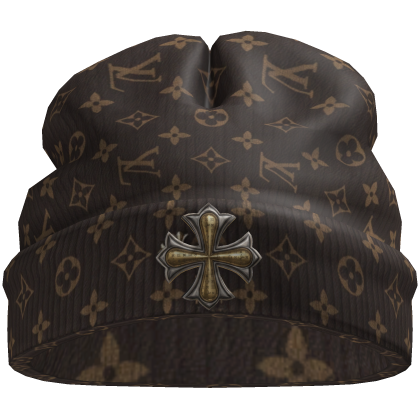 Worn Goth LV X Chrome Beanie