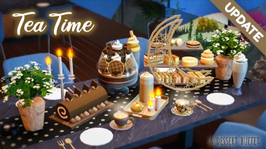 🍰☕ Tea Time  || Dessert Buffet