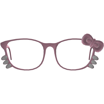 Pink Kitty Glasses Roblox item