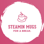 Steaming mugs. (For a break)