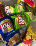 Bag of chips on the floor