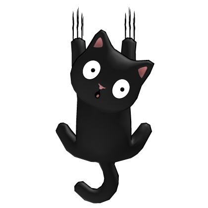 Cute Climbing Cat - Back