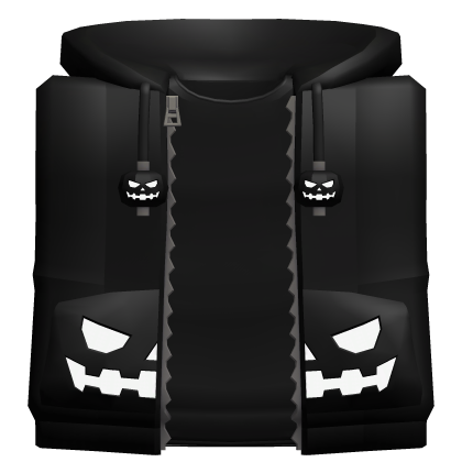 Halloween Black Pumpkin Hoodie