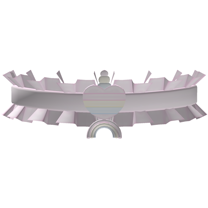 ♡‿ pink pastel unicorn rainbow choker