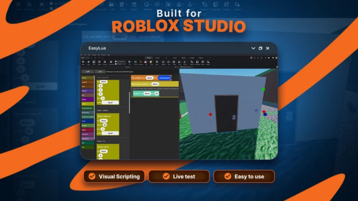 Easy Lua | Block Coding | Scratch Script FREE preview 2