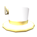 Golden Angelic Top Hat
