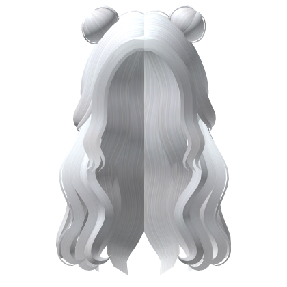 Wavy Buns Cute Long Hair - Pink Roblox item