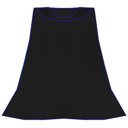 Cartoony Blue Anime Cape Roblox item