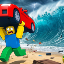 Escape Tsunami For Cars!🌊🏃💸