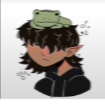 Cute anime frogs
