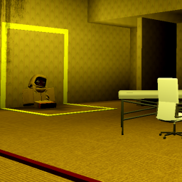 The backrooms I the complex.
