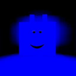 chill in blue
