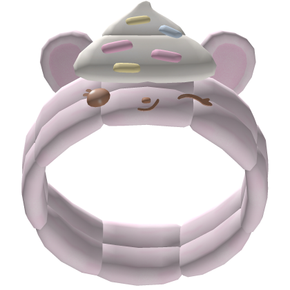 . ‿ ♡ ⋮ cutesy pink frosting numnom headband
