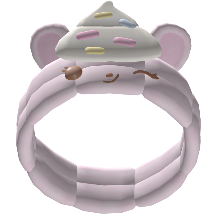 . ‿ ♡ ⋮ cutesy pink frosting numnom headband