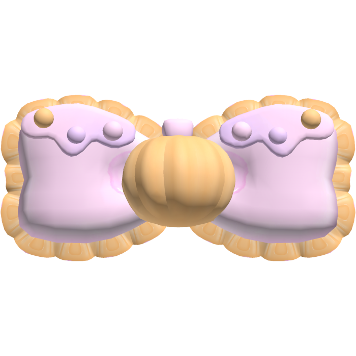 ʚ ︵ yummy frosted pumpkin cupcake bow 