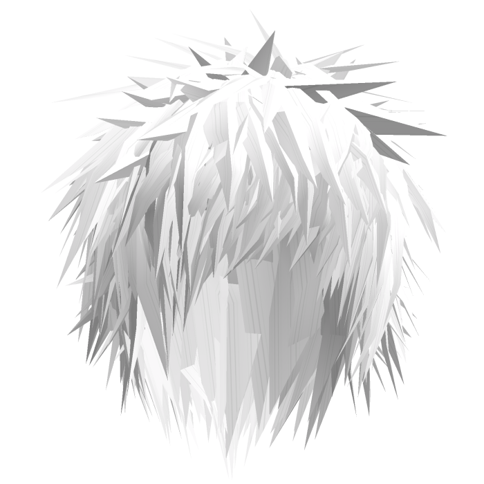 white messy emo hair v3.